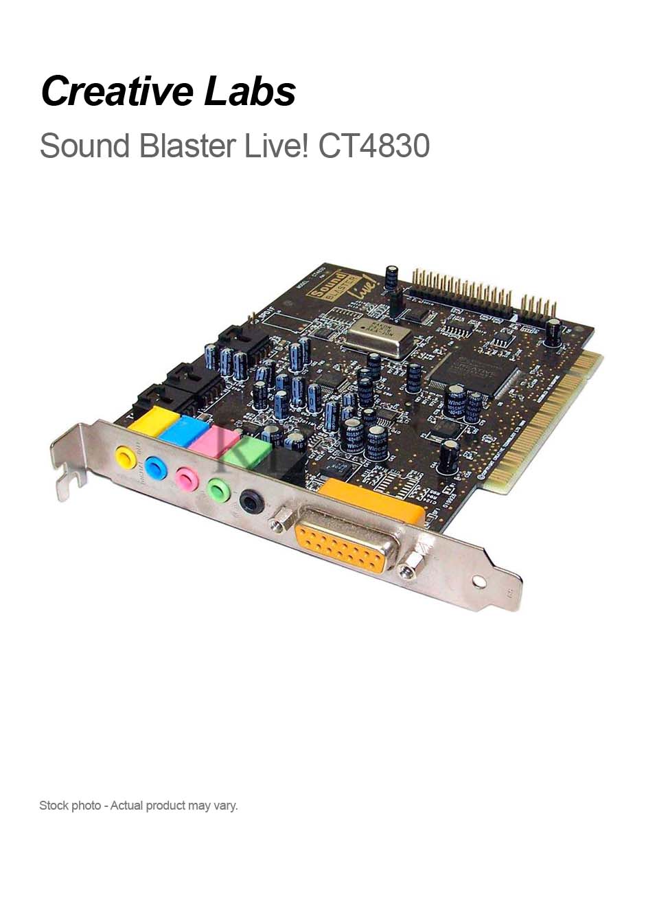 Creative Labs Sound Blaster Live! Value 32bit Internal PCI