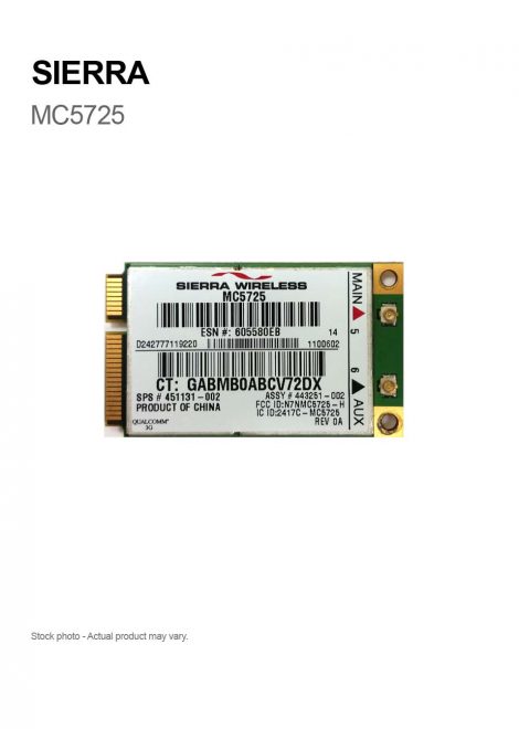 HP 451131-001 Sierra MC5725 Broadband HSDPA WWAN Wireless PCI-e