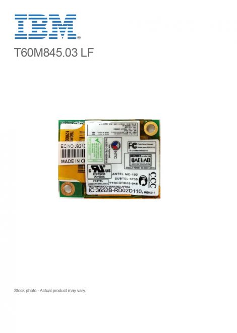 IBM Thinkpad Mini Laptop Data / Fax Dialup Modem 56K Card T60M845.03 LF