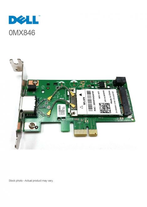 Dell 0MX846 Low Profile 802.11n PCI-e Wireless Card 0GW073
