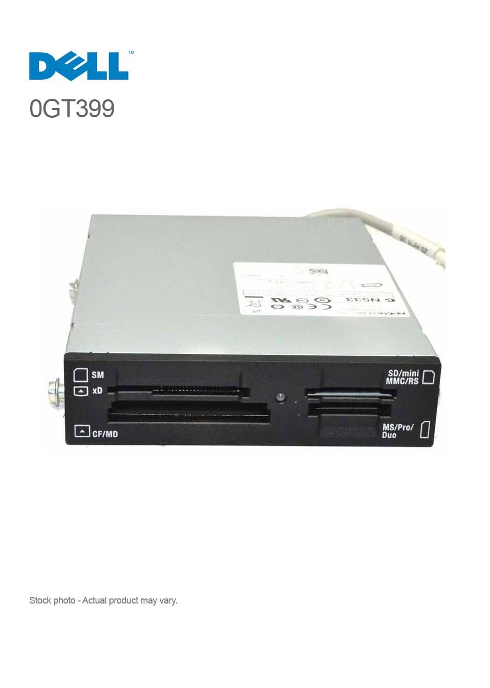Genuine OEM Dell Teac CA-200 USB Flash Memory Card Reader w/Cable DP/N 0P548D 