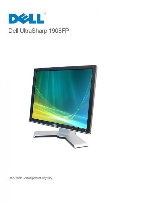 Dell UltraSharp 1908FP 19-inch LCD Flat Panel Monitor