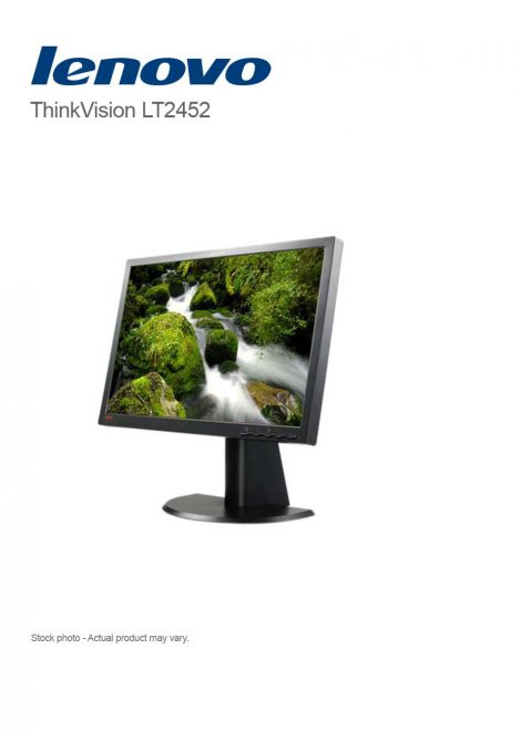 Lenovo ThinkVision LT2452 24-inch LED Backlit LCD Monitor