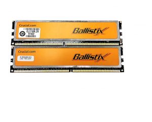 Crucial Ballistix 2GB (2 X 1GB) DDR2 800MHz PC2 6400 240-pin BL12864AA804