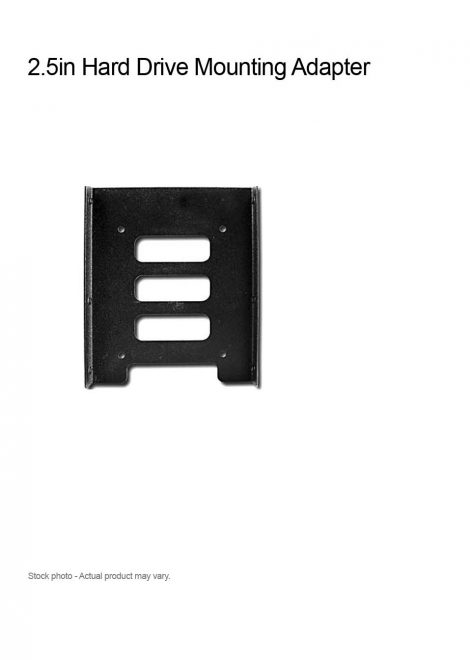 2.5in Hard Drive Mounting Adapter for 3.5in Drive Bay