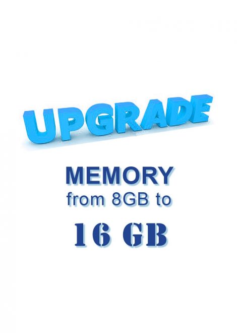 Upgrade: Memory from 8 GB to 16 GB