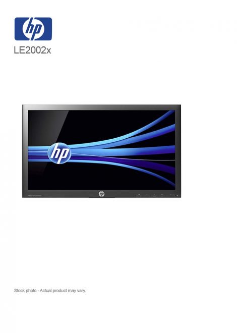 HP LE2002x 20" LED Monitor 1600 x 900 at 60 Hz