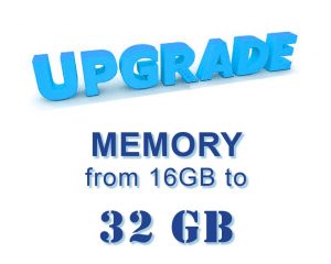 Upgrade RAM from 16 GB to 32 GB
