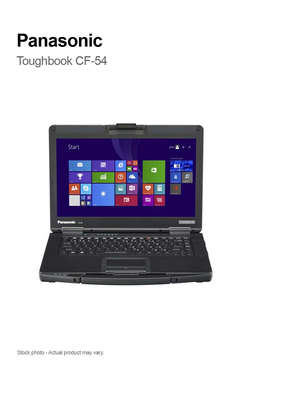 Panasonic ToughBook CF-54 MK2, Core i5-6300U, 16GB, 256 GB SSD, 4G LTE,14