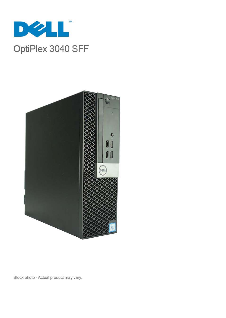 Dell OptiPlex 3040 SFF Core i5-6500 3.20GHz, 16GB, 256GB SSD, WIN 10 Pro