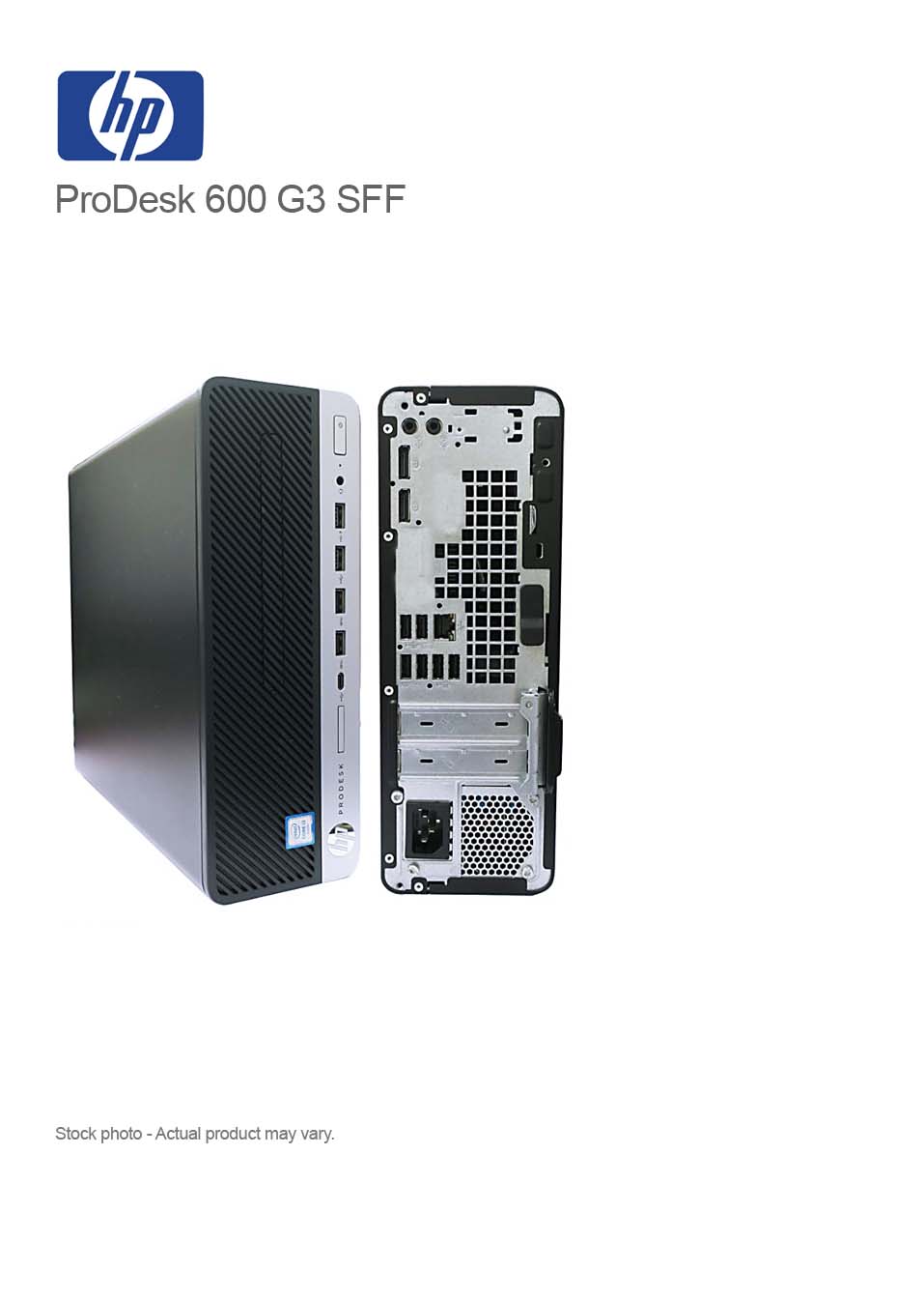 HP ProDesk 600 G3 Core i5-6500 3.2GHz, 32GB, 1 TB M.2 NVMe, DVDRW