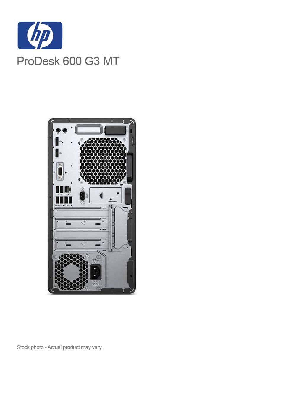 HP ProDesk 600 G3 MT Core i7-6700 3.4GHz, 32GB, 1 TB M.2 NVMe, WIN