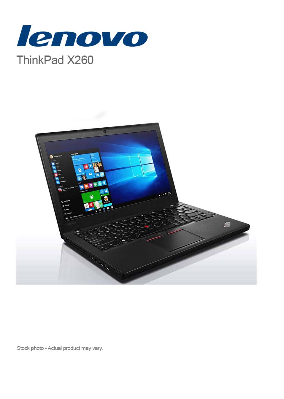 Lenovo ThinkPad X260 Core i5-6300U, 16 GB, 512 GB SSD, WC, 12.5