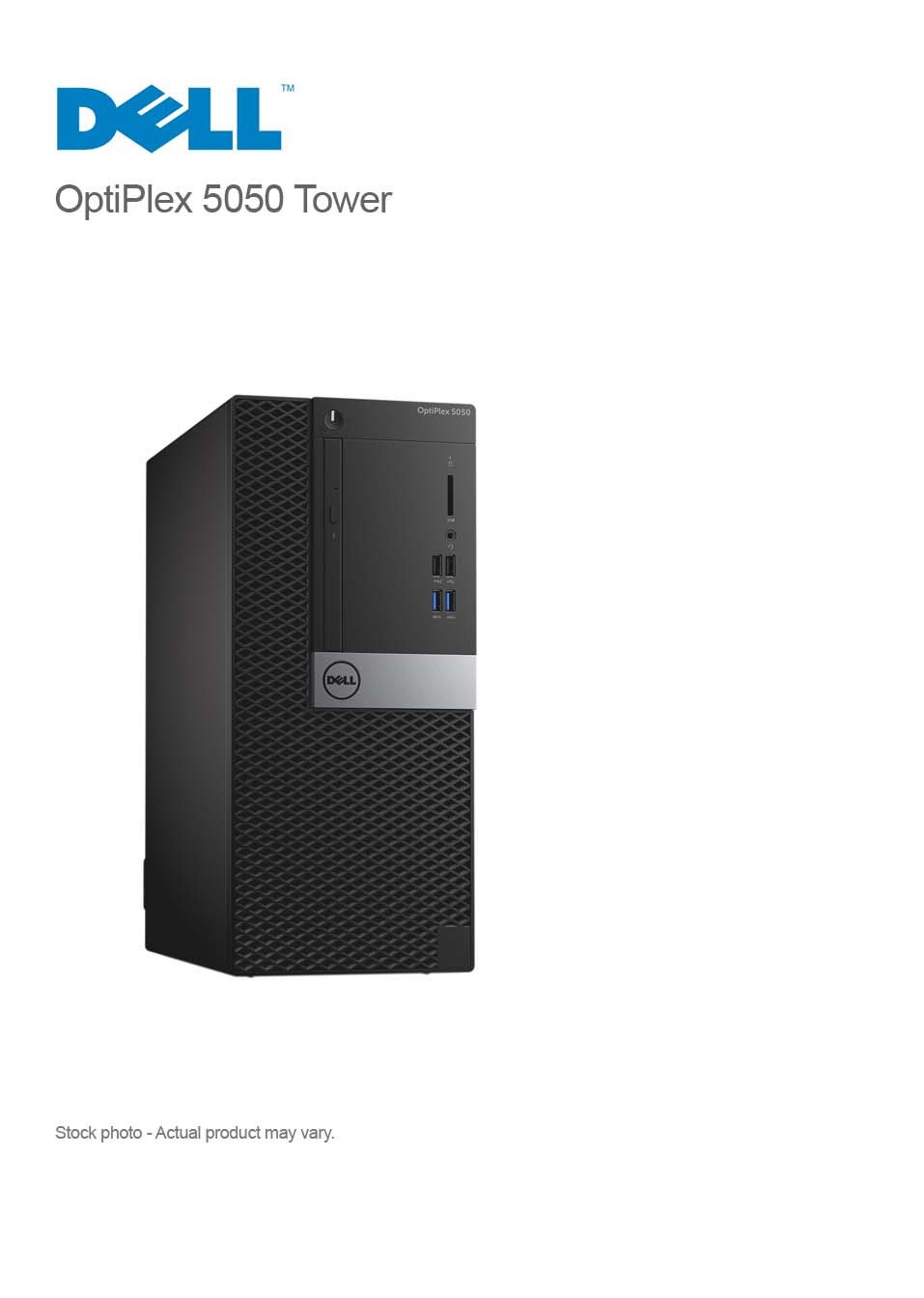 Dell OptiPlex 5050 MT Core i5-6500 3.20GHz, 16GB, 128GB M.2 SSD + 500GB,  WIN 11 Pro