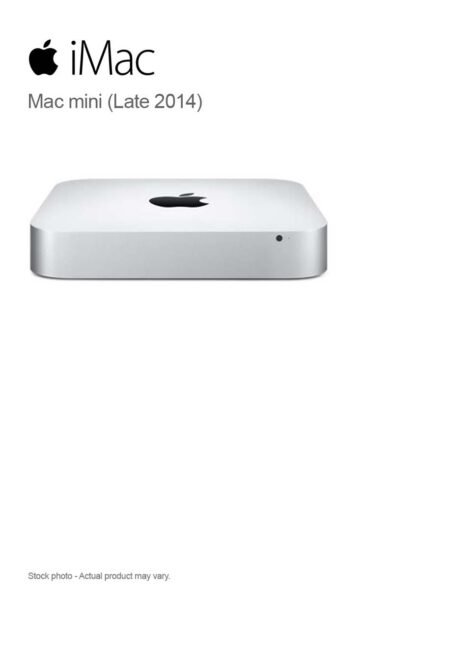 Mac mini (Late 2014) i7-4578U, 16GB, 1 TB Fusion Drive, Wi-Fi, BT, MacOS