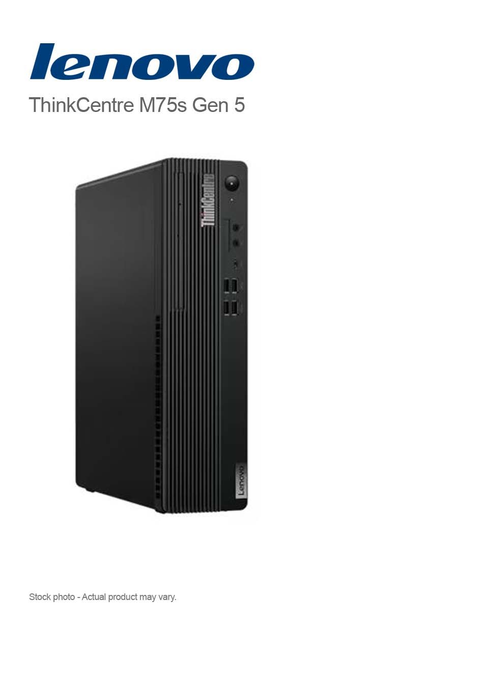 Lenovo ThinkCentre M75s Gen 5 AMD Ryzen 3 PRO 8300G, 16 GB DDR5, 256 GB SSD, WIN 11 Pro