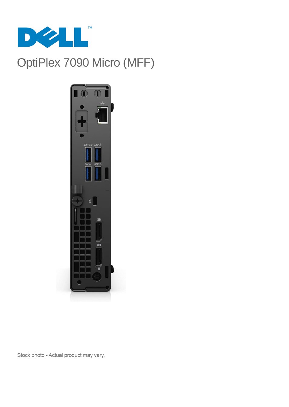 DELL OptiPlex 7090 MFF Core i7-10700, 16GB, 512 GB M.2 NVMe, WIN 11 PRO - Image 3