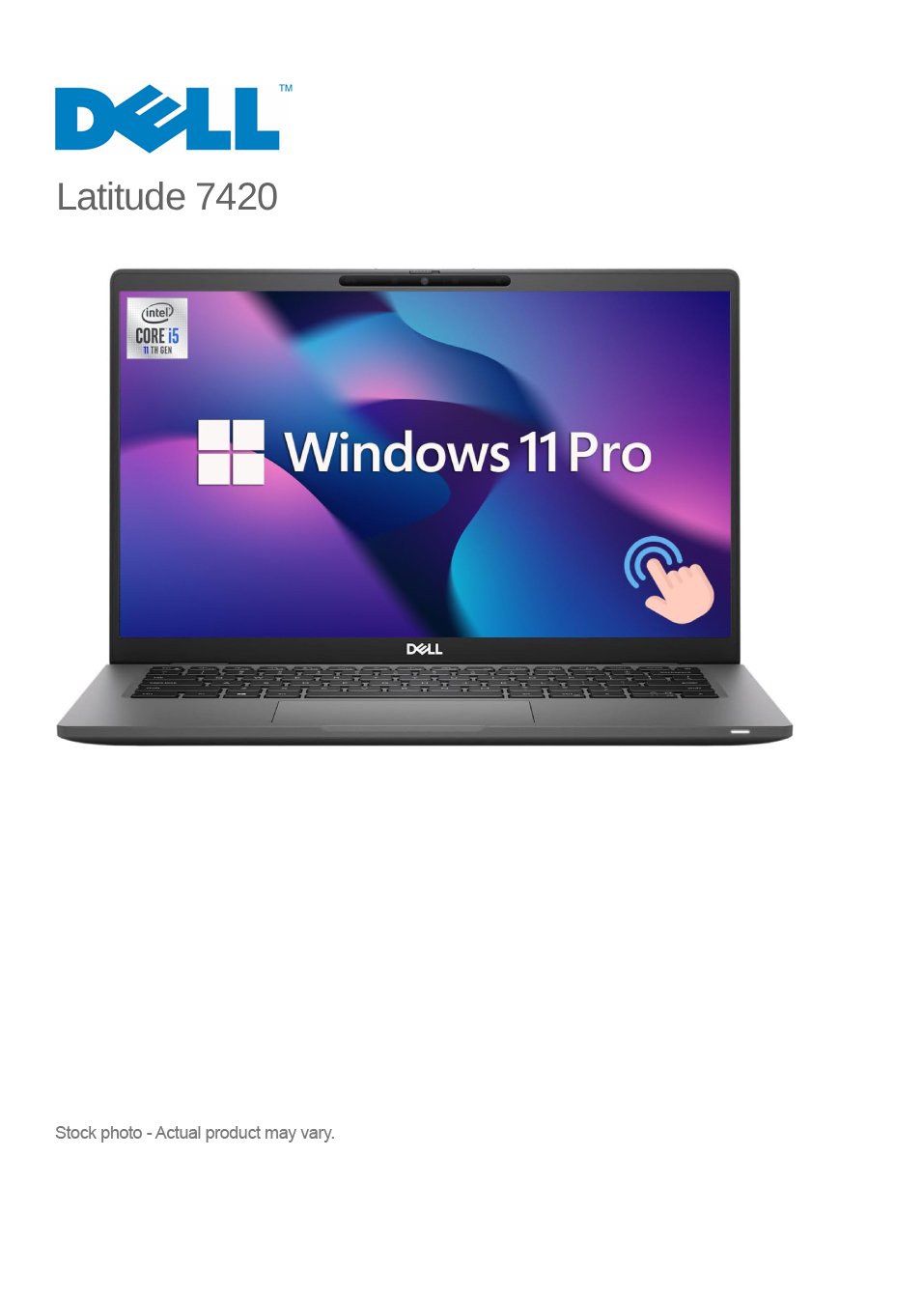 DELL Latitude 7420 Core i5-1145G7, 8GB, 256 GB M.2 NVMe, 14" FHD, WIN 11 Pro