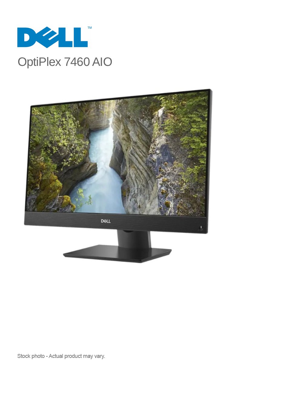 Dell OptiPlex 7460 AIO 23.8" Core i7-8700 4.6 GHz,16 GB, 256 GB M.2 SSD, Touch, WIN 11 PRO - Image 2