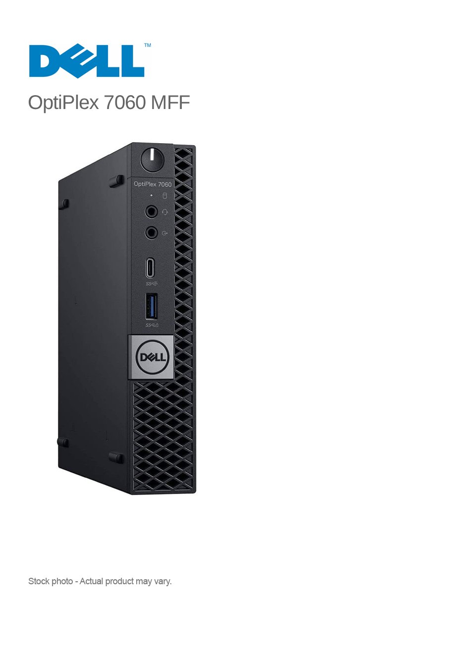 DELL OptiPlex 7060 MFF Core i7-8700T, 16GB, 512 MB M.2, WIN 11 PRO