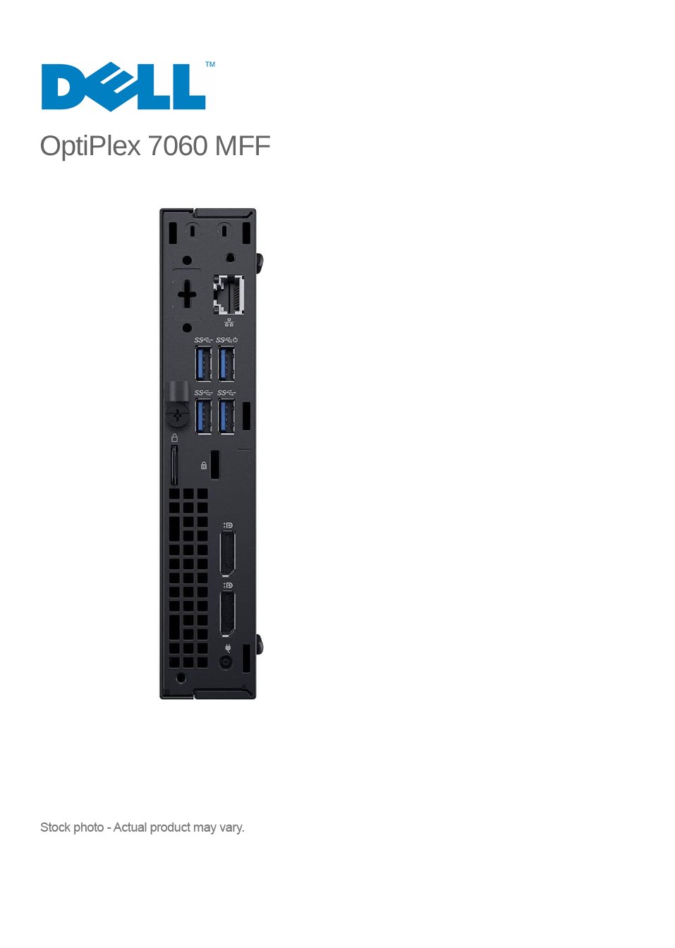 DELL OptiPlex 7060 MFF Core i7-8700T, 16GB, 512 MB M.2, WIN 11 PRO - Image 3